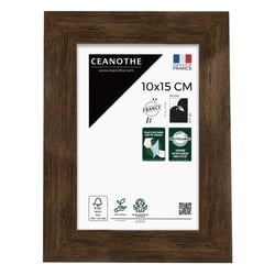 Cadre photo Wild ébène 10x15 cm