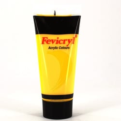 Peinture Acrylique en tube jaune primaire 200ml - Amt