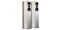 Q Acoustics Concept 500 Blanc et ChÃªne - Enceintes Colonnes