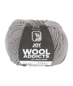 Pelote de coton bio JOY - Wool Addict 0024 Gris