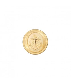 Bouton métal à queue ancre marine 18 à 22mm - Prym 22-or