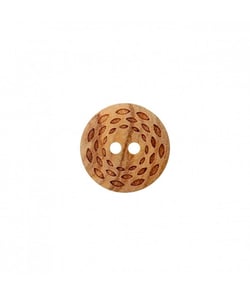 Bouton Bois 2 trous 18 à 23mm - Prym 23 Leopard