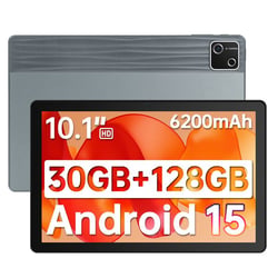 Tablette tactile KOTSREN Android 15 IPS Gris 10,1 pouces