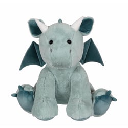 Peluche - Peluche Dragon Trendy Color Vert d'Eau - 50 cm