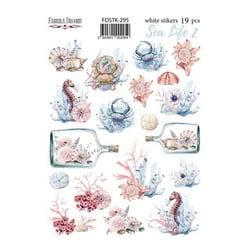 Planche de stickers couleur embelissement Fabrika Decoru SEA LIFE 2 295