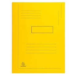 Chemise imprimée à 2 rabats Forever® 290g/m2 - 24x32cm - Jaune - x 50 - Exacompta