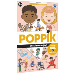 Poster découverte avec stickers Corps humain