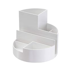 Organisateur de bureau rundbox recyclé blanc 6 compartiments - Maul