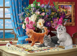 Puzzle 1000 pièces - Chats Curieux - Eurographics