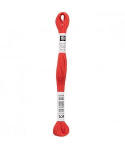 Fil à broder mouliné Uni - Rico Design 029 Rouge