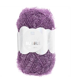 Fil éponge vaisselle à tricoter Creative Bubble - Rico Design 39 Violette violet