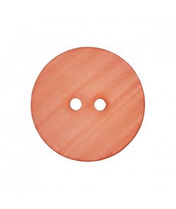 Carte de 3 boutons Polaire Orange 23mm - Union Knopf Orange