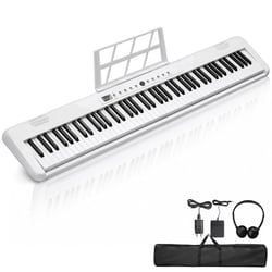 LALAHO - Piano numérique 88 touches - Pédale sustain MIDI USB