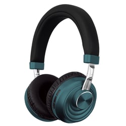 Casque Bluetooth Sans Fil Pliable Pour Jeux Et Musique, Confort Ultra-Léger, Idéal Cadeau Bleu YONIS