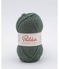 Pelote de laine à tricoter SUPER BABY - 25GR - Phildar - certifié Oeko-Tex Paon Vert
