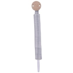 Attache sucette gaze - vert de gris raye - BB&co