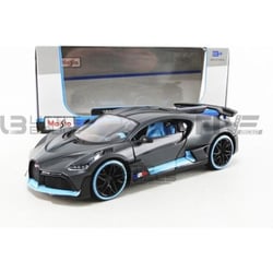 Voiture miniature de collection - MAISTO - BUGATTI Divo - 1/24 - 2018 - Noir/Bleu