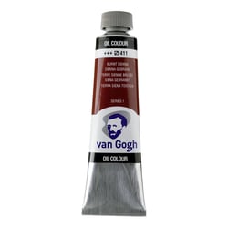 Peinture à l'huile - Terre de Sienne Brûlée - 411 - A l'huile de carthame - Van Gogh - 40ml