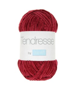 Fil Chenille Tendresse 100GR de Trimits : Douceur et Confort pour Toutes Vos Créations 115 Rouge