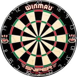Cible professionnelle Ponte Acier avec 2 jeux de flechettes - Arcade - Rouge