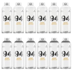 Lot de 12 sprays de peinture MTN 94 - Noir et Blanc - 400ml