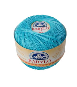 Fil à crocheter Babylo Gross. 10 - Col. 3846 - Bleu Navajo