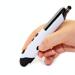 Souris Stylo Sans Fil 10m Compatible Windows Mac Android Linux 800-1600 DPI Blanc YONIS