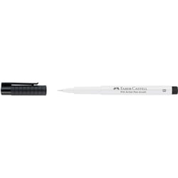 Lot de 10 Feutres PITT Artist Pen pointe pinceau 1-5 mm - FABER-CASTELL - Blanc