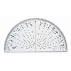 Graphoplex - Rapporteur 1/2 cercle degrés Ø 16 cm