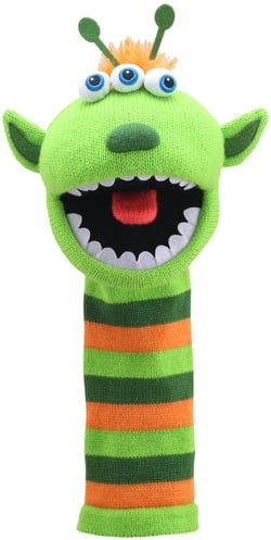 Marionnette chaussette Narg - The Puppet Company LTD