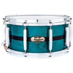 MP4C1465SC-850 Masters Maple Pure Custom Aqua Turquoise Stripe 14" x 6,5" Pearl