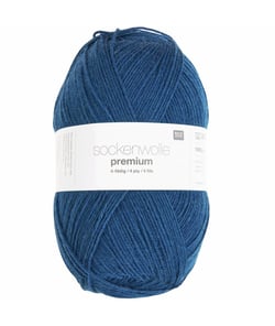 Fil à chaussette SOCKENWOLL PREMIUM 4 brins - 100gr - Rico Design 14 Pétrole
