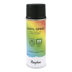Spray acrylique, noir, Boîte 200ml