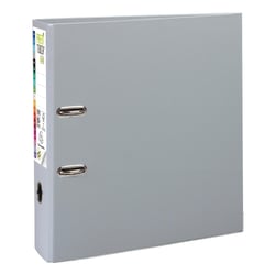 Classeur à levier Prem'Touch intérieur et extérieur en polypropylène - Dos 80mm - A4 maxi - Gris foncé - x 10 - Exacompta