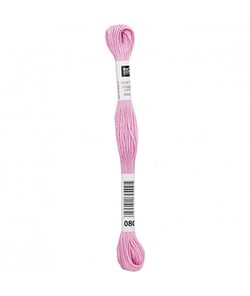 Fil à broder mouliné Uni - Rico Design 080 Rose