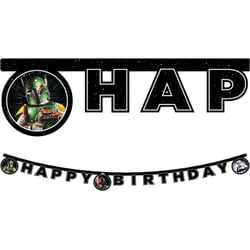 Guirlande Lettres Happy Birtdhay Star Wars Galaxy
