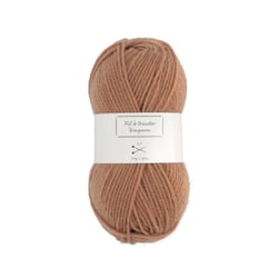 Pelote de fil à tricoter - marron - Fil de 85m - compatible avec aiguille 3,5mm