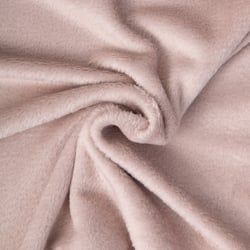 Tissu Doudou uni Taupe