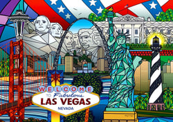 American Landmarks Collage