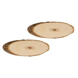 Set 2 rondelles 17 à 21 cm - bois - Artemio