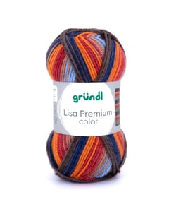 Fil à tricoter LISA PREMIUM COLOR - Grundl - certifiée Oeko-Tex 30 Multicolore