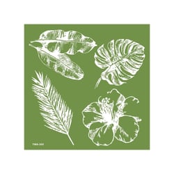 MégaCréa DIY - Pochoir à sérigraphie silkscreen Nature 15 cm
