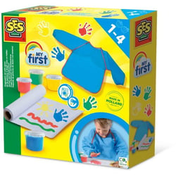 My first - Mon premier kit de peinture au doigt avec un tablier -