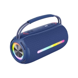 Enceinte Bluetooth Portable 20W Son Stéréo 3D Extérieur Lumineuse LED RGB Fonction TWS Bleu YONIS