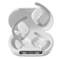 Ecouteurs Bluetooth Sans Fil Open-Ear Étanches Avec Réduction De Bruit Blanc YONIS