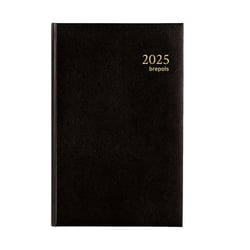 Agenda 2025 Brepols Saturnus Luxe 1 page par jour 13,3 x 20,8 cm