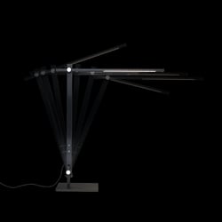 LUMILIGHT lampe LED design double bras noir