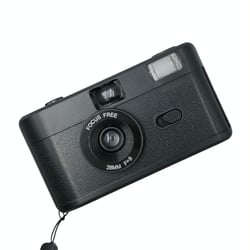 Appareil Photo Enfant Réutilisable Avec Flash Intégré Et Objectif 28mm Noir YONIS