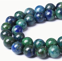Fil de 58Perles ronde en pierre naturelle LAPIS LAZULI 6 mm