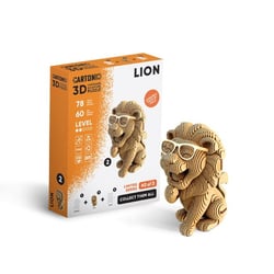 Puzzle 3D 118 pièces - Lion - Cartonic